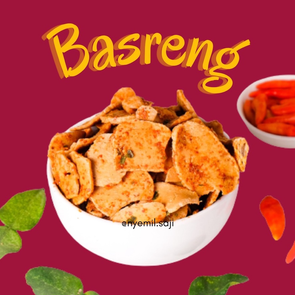 

[KODE 9PV77] BASRENG NYEMILSAJI POUCH 70 GRAM