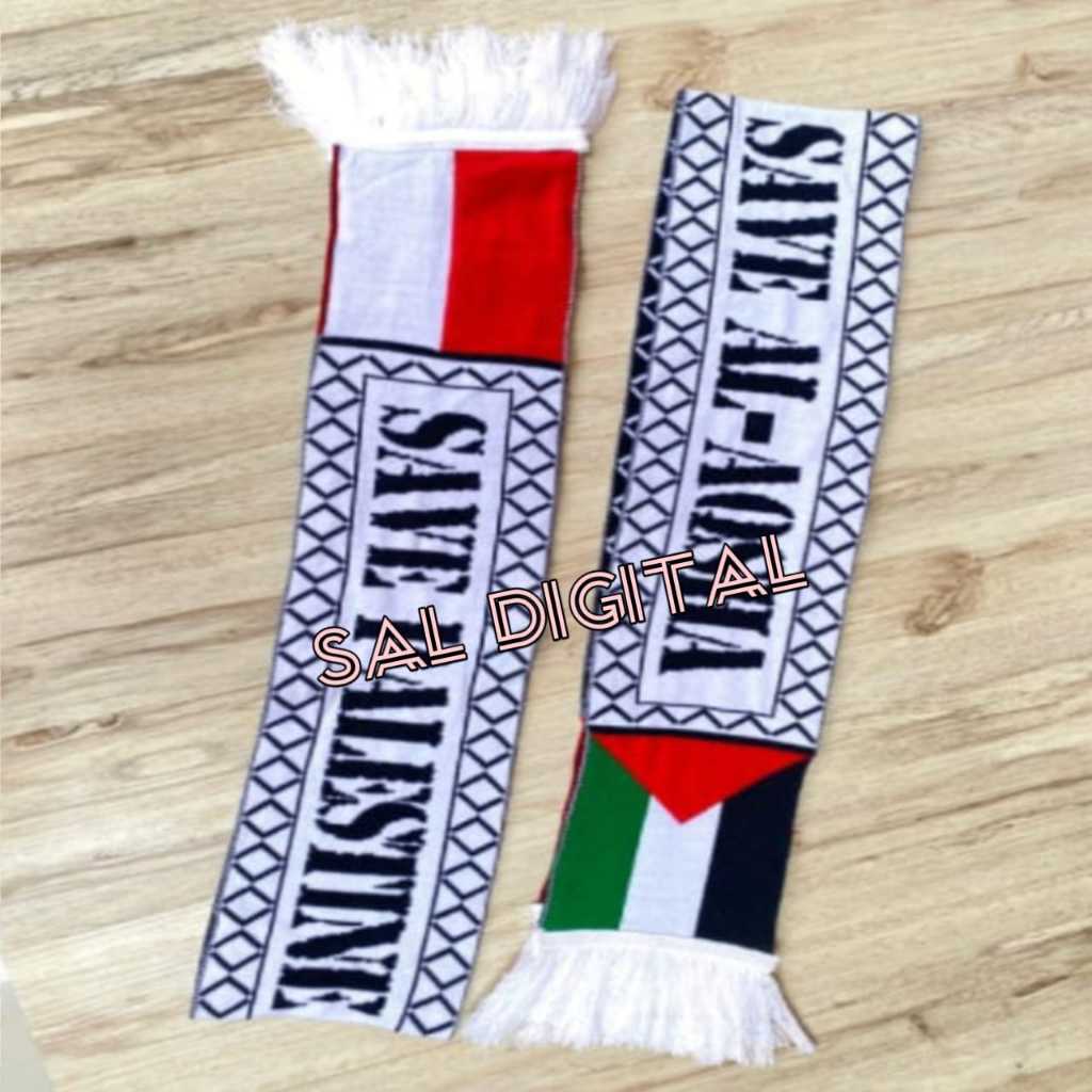 New Product - SORBAN SELENDANG SYAL RAJUT PANJANG SAL DIGITAL AKSESORIS INDONESIA PALESTINA PRIA