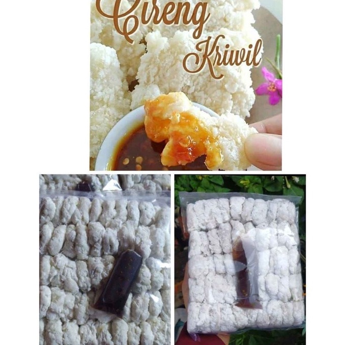 

[KODE B66AC] Cireng Kriwil isi 50 bumbu rujak