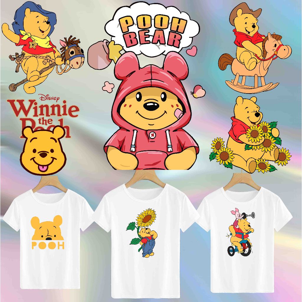 

SABLON STICKER DTF UKURAN 14CM TEMA WINNIE THE POOH V2