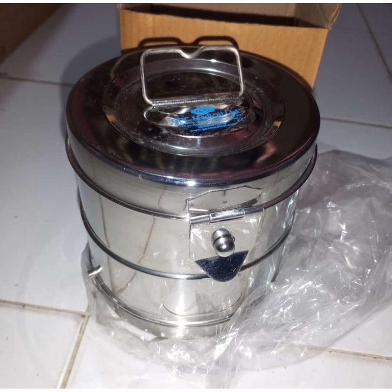 Alat Sterilisasi Kasa - Verban Tromol - Tromol Kasa - Dressing Drum - 15cm