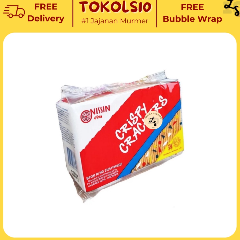 

[KODE PRODUK IF7HG6092] Nissin Crispy Crackers - 225 gr