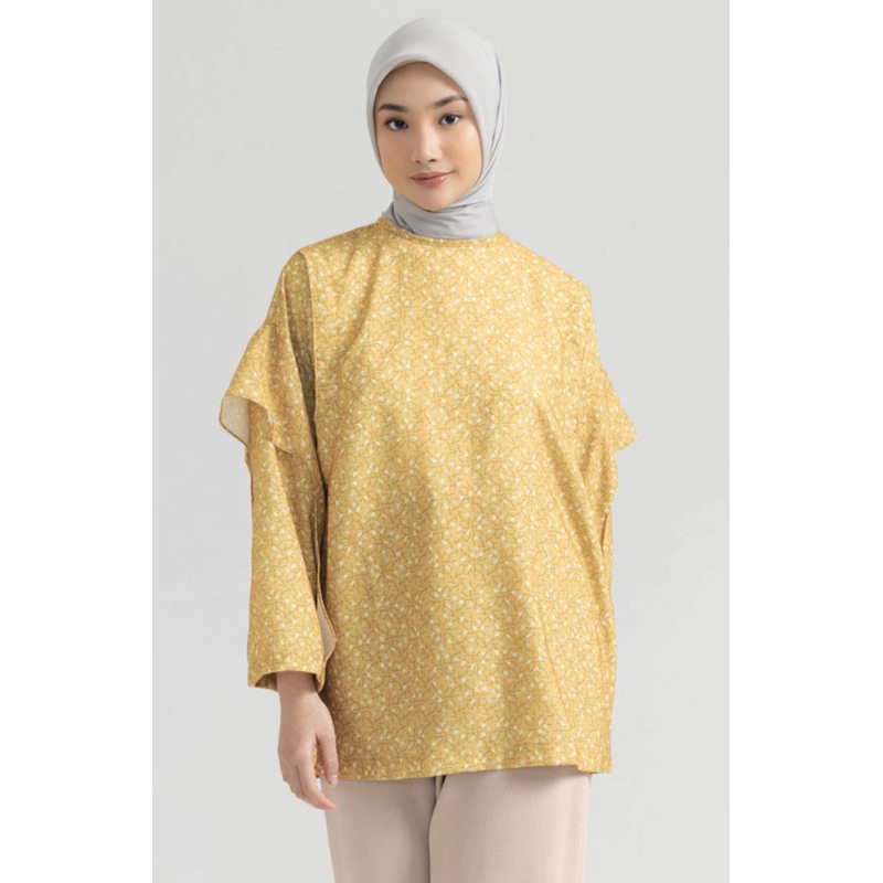 Camisa Top Riamiranda Monogram series RM Annual show RMTS baju wanita Ria Miranda Kemeja Blouse Tuni