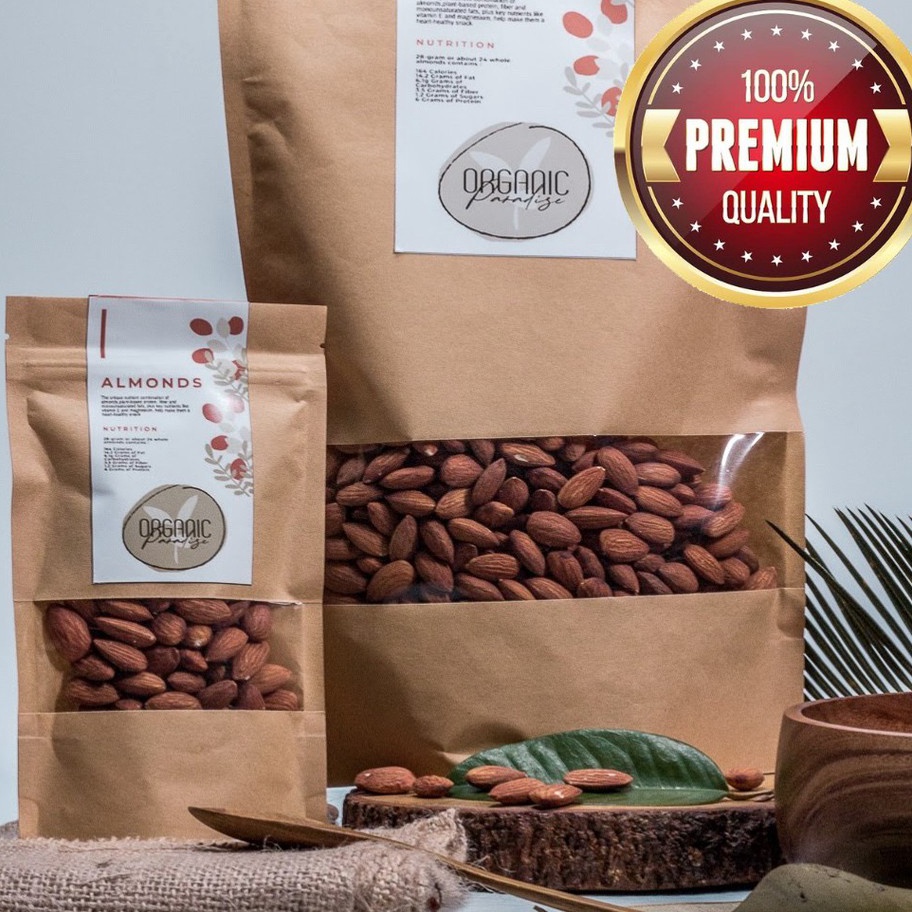 

★★★★★ Roasted Almond 1 KG / Kacang Almond Panggang 1KG FRESH ROAST Premium Quality Laris