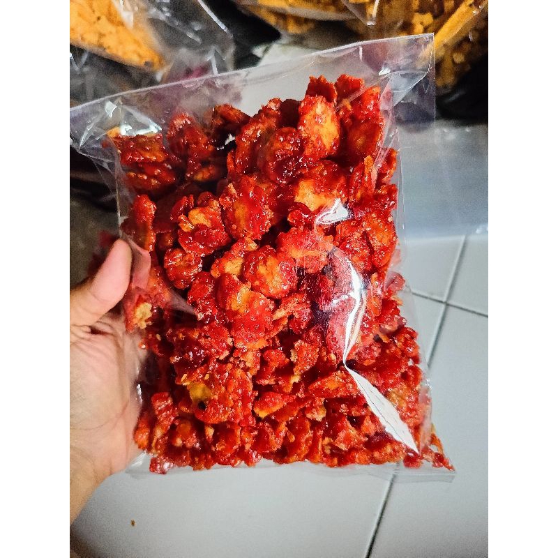 

Emping Melinjo Pedas Manis Snack Kiloan Jumbo 500gr