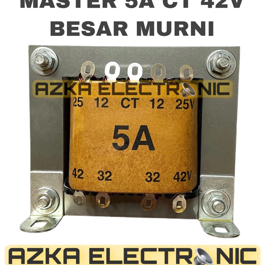 (✿◠‿◠) Trafo Travo Master 5A CT 42V Besar Murni ➘