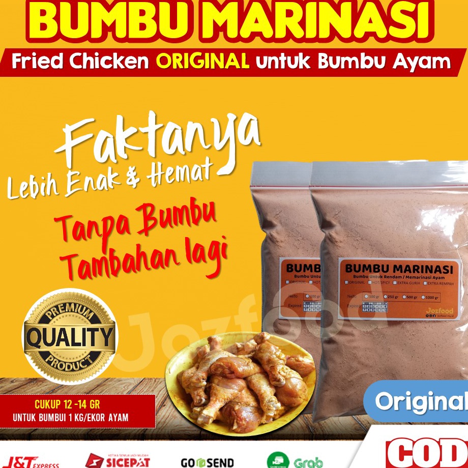 

Diskon Bumbu Marinasi Ayam Fried Chicken Ayam Geprek 1kg ➽✤★