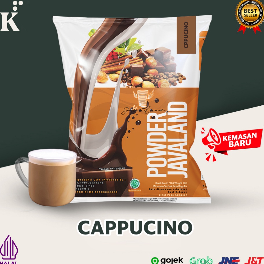 

Stok Banyak Bubuk Minuman Bubble Powder Drink Cappuccino ORIGINAL Javaland 1kg ➩↓✮≛