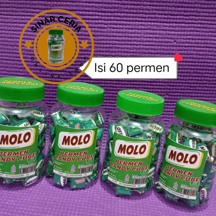 

[KODE FNCH7] permen viral millo MILO MOLO obral isi 60 pcs