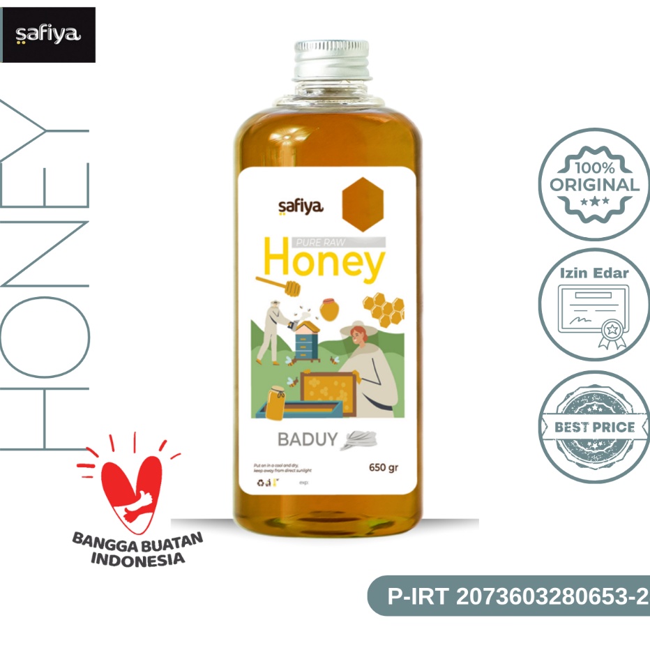 

Ready Madu Murni Baduy 650 gr Series Raw Honey Madu Asli Authentic Safiya Food Terkini