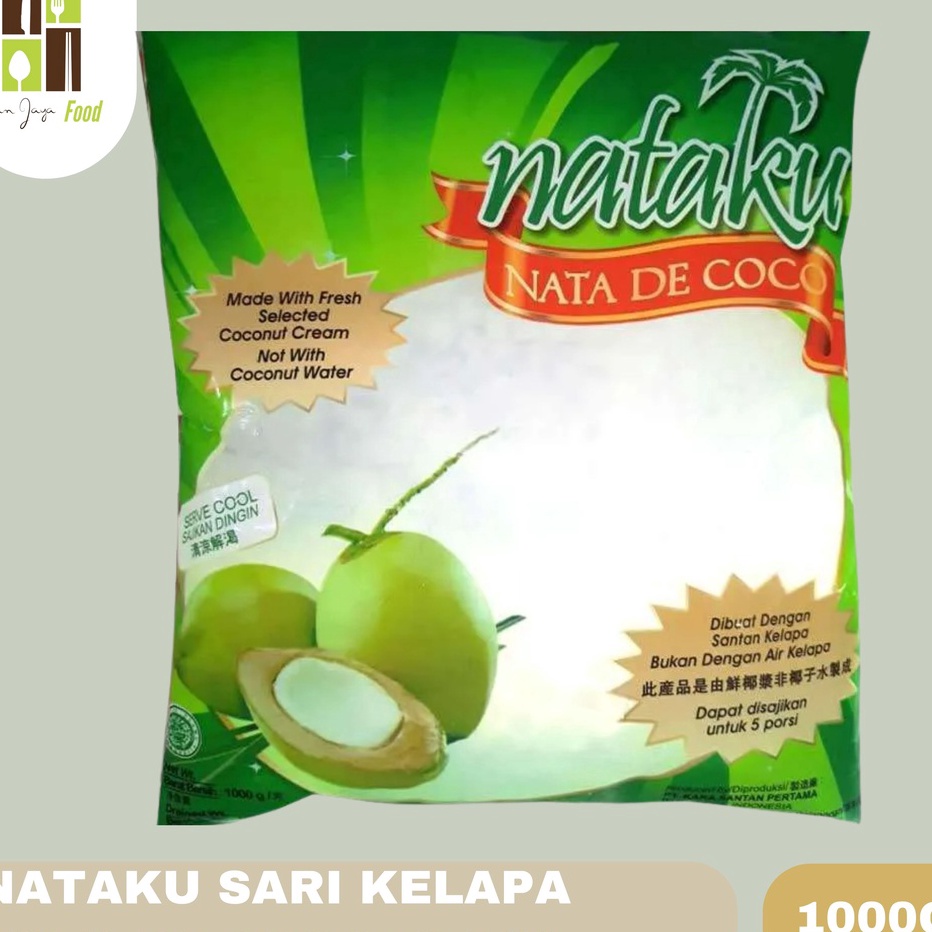 

[KODE PRODUK DWANI8353] Nataku Nata De Coco Sari Kelapa Plain 1000g [1 Pcs ]