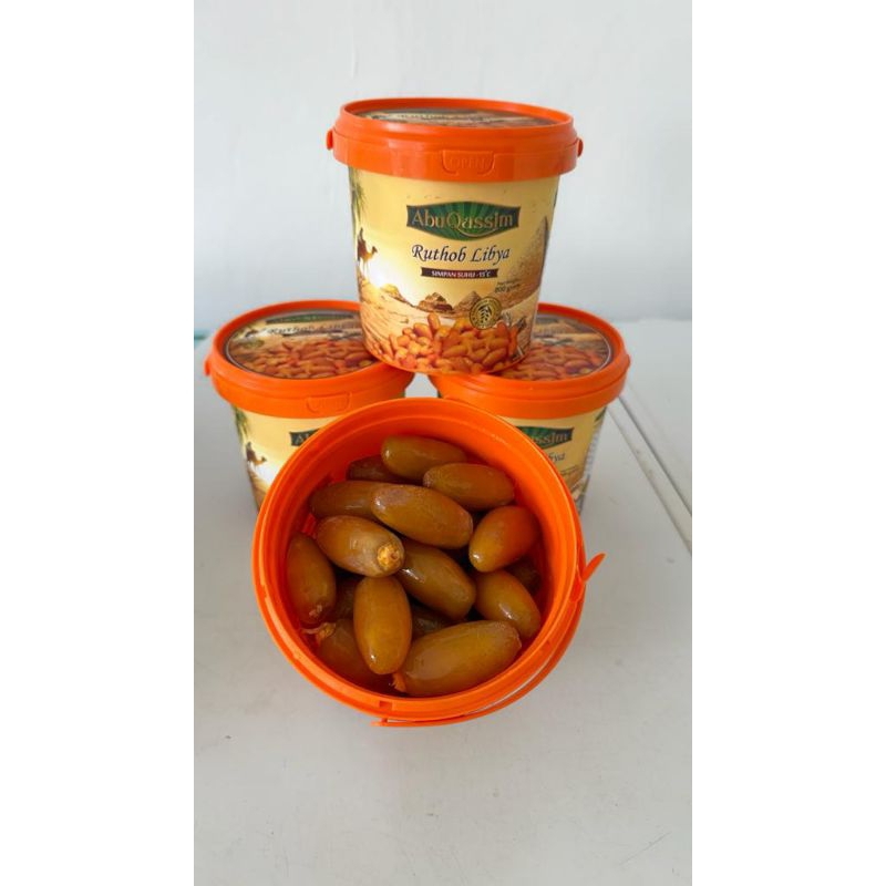 kurma ruthob libya kemasan ember isi 800gr buah fress