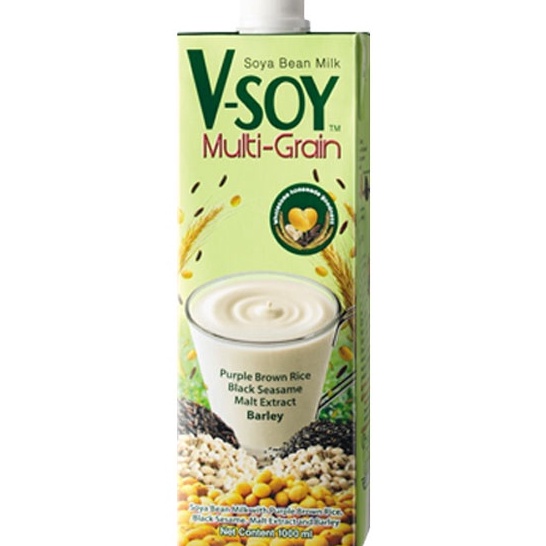 

[KODE PRODUK KQINZ5595] V-SOY MULTI GRAIN SOYMILK 1 LITER - SUSU