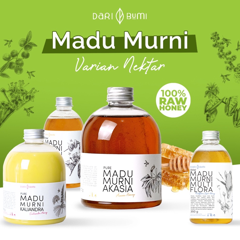 

[KODE PRODUK SIMJB8372] Dari Bumi Madu Murni Asli Varian Raw Honey