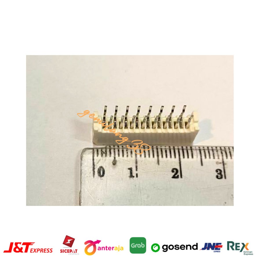Soket Konektor 16 pin KSR 1.25 mm Socket Kabel Flexible FFC FPC 16 pin