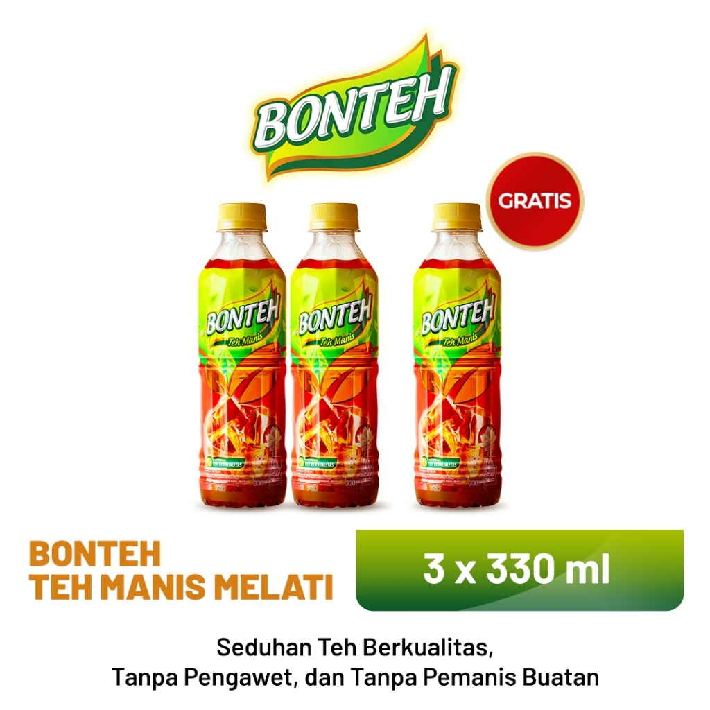 

Grosir Addict Bonteh Teh Manis Melati 330ml (dapet 3 botol)