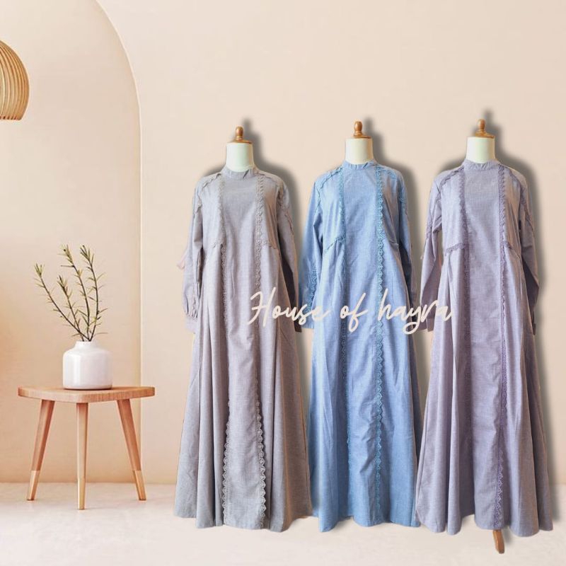 Gamis Dress Gamis muslimah dress original Nabe hijab