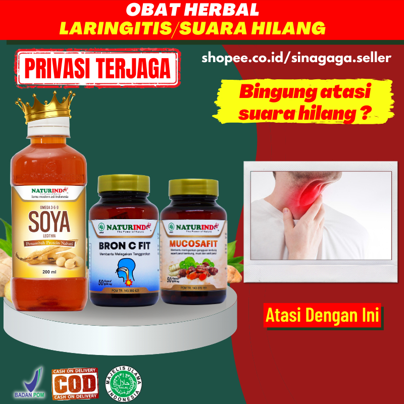 Obat Herbal Gurah Radang Sakit Tenggorokan Suara Hilang Serak Obat Laringitis Radang Kerongkongan Pi