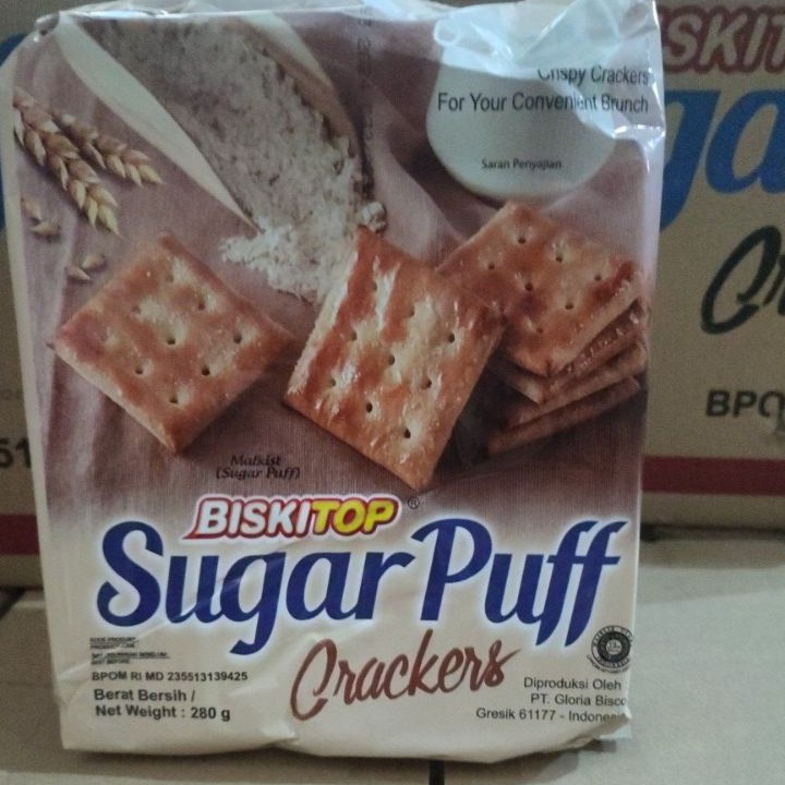 

[KODE PRODUK MNSO84565] Biskitop Sugar puff 280 gram 1 dus isi 12 pcs