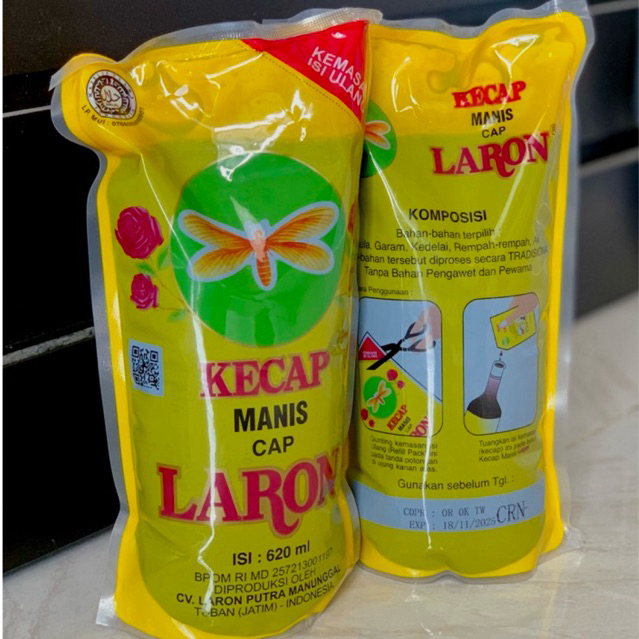 

Kecap Manis Cap Laron Refill 620 ml