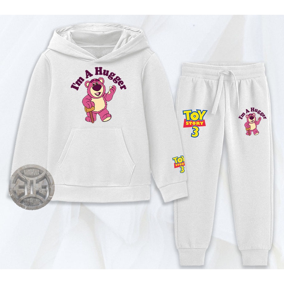 Setelan Anak Toy Story Lotso Bear Jogger Hoodie Anak Lotso Toy Story 3