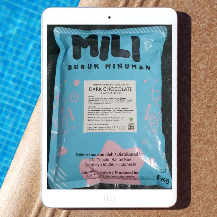 

[KODE PRODUK ANTBI6269] BUBUK MINUMAN MILI DARK CHOCOLATE 1KG/POWDER DRINK