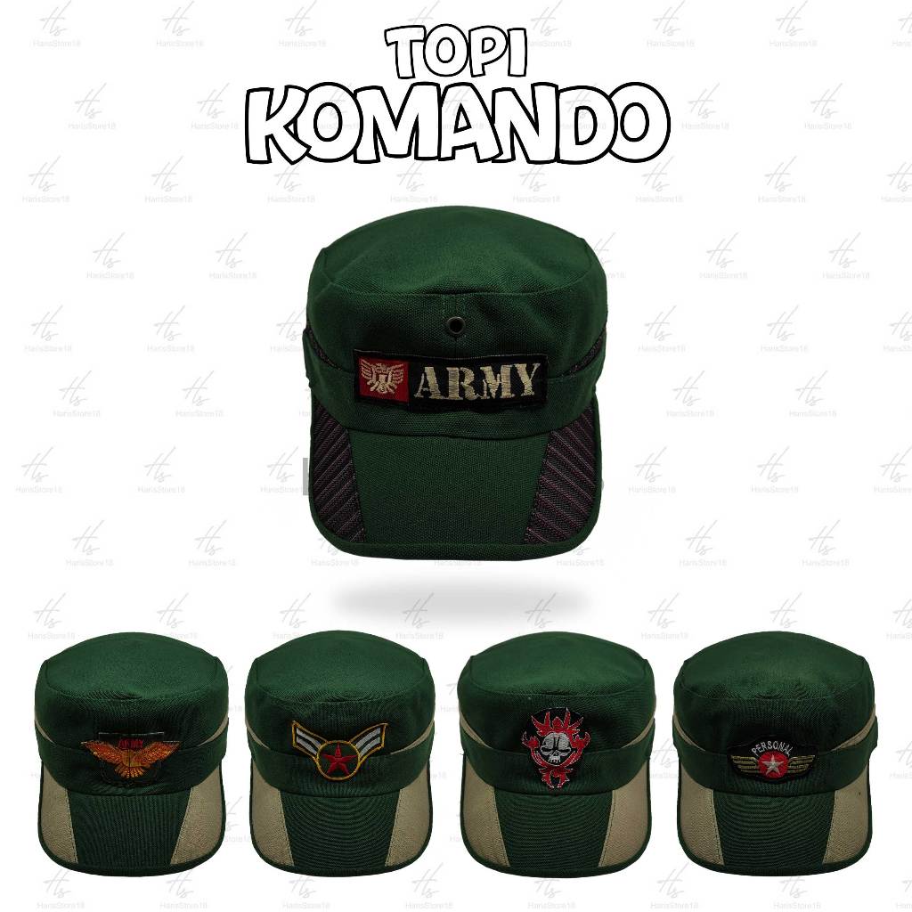 Topi Komando / Topi Komando Bordir / Topi Komando kanvas