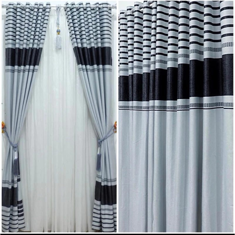 Gorden blackout motif pelangi gorden salur gorden jendela gorden pintu