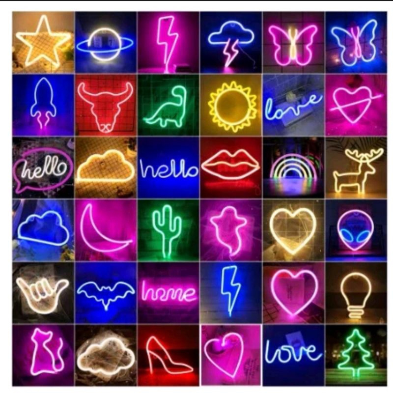 Lampu LED Neon Flex Untuk Tulisan Huruf dan Gambar