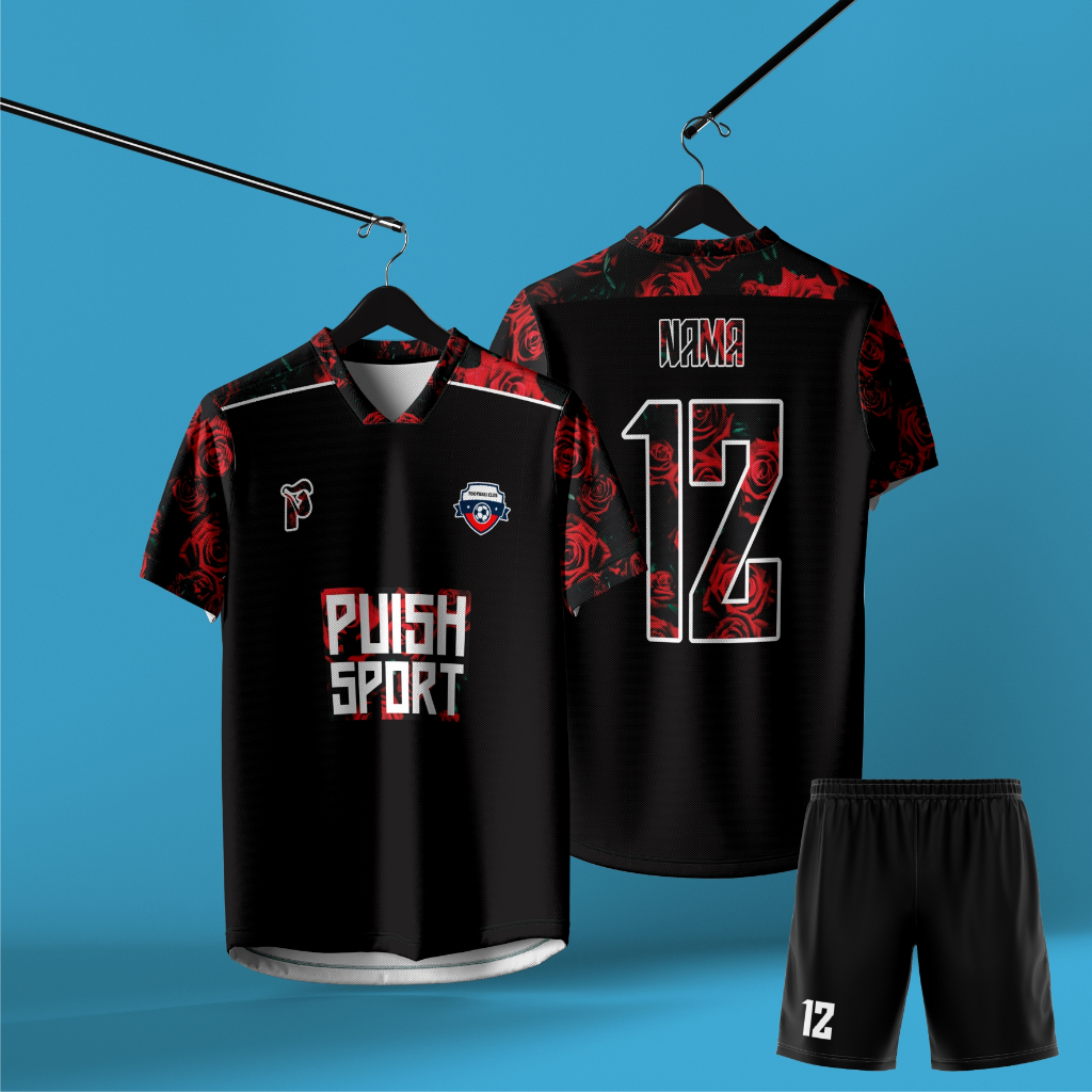 Jersey Custom | Jersey Futsal | Baju Futsal | Jersey Sepak Bola | Baju Sepak Bola Custom Free Nama,N
