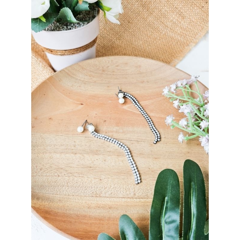 anting a b mutiara 2 in 1 panjang pendek