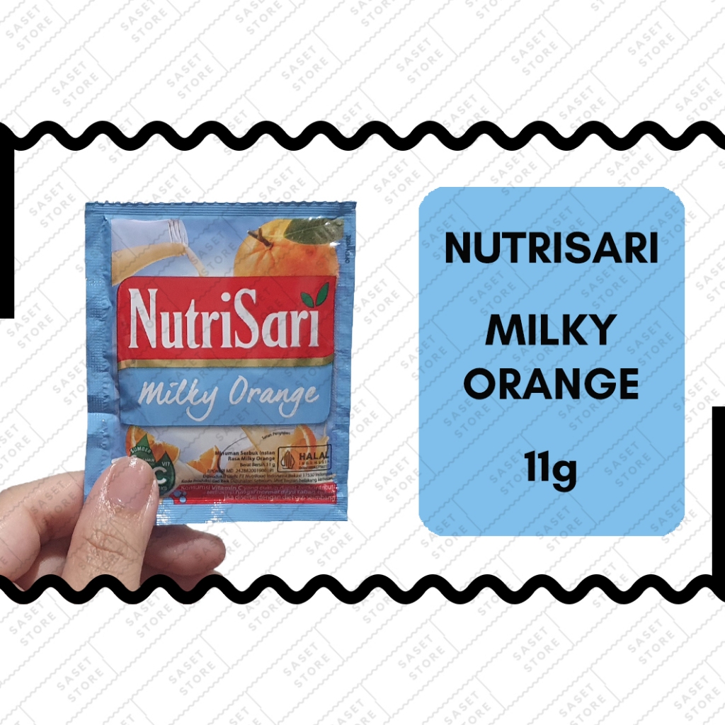 

Nutrisari Milky Orange 11g Sachet Minuman Serbuk Instan Jeruk Susu