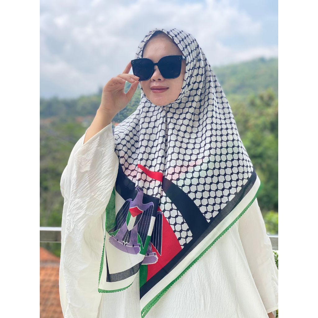 kerudung segi empat palestina