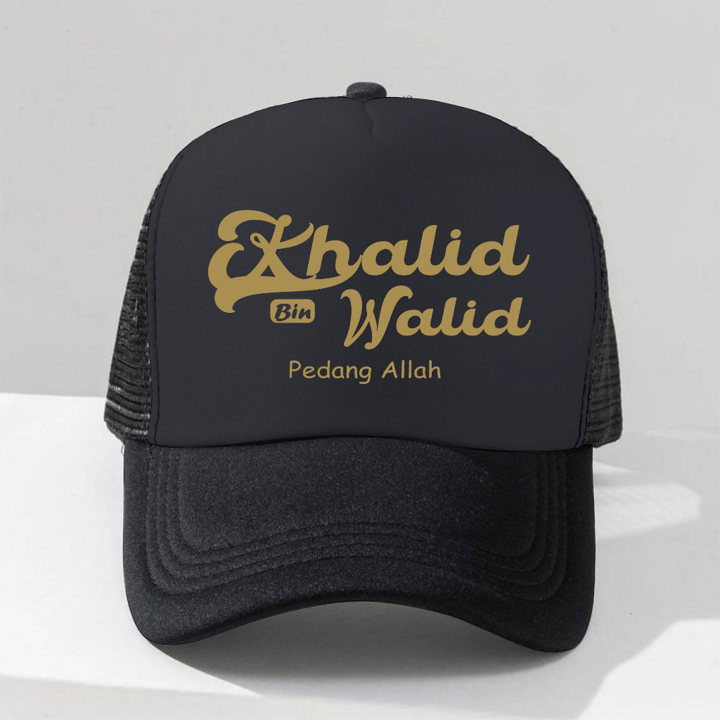 Topi Islami Sahabat Rasul Nabi - Topi Muslim Khalid Bin Walid - Topi Hijrah Khalid Ibn Walid | Saga 