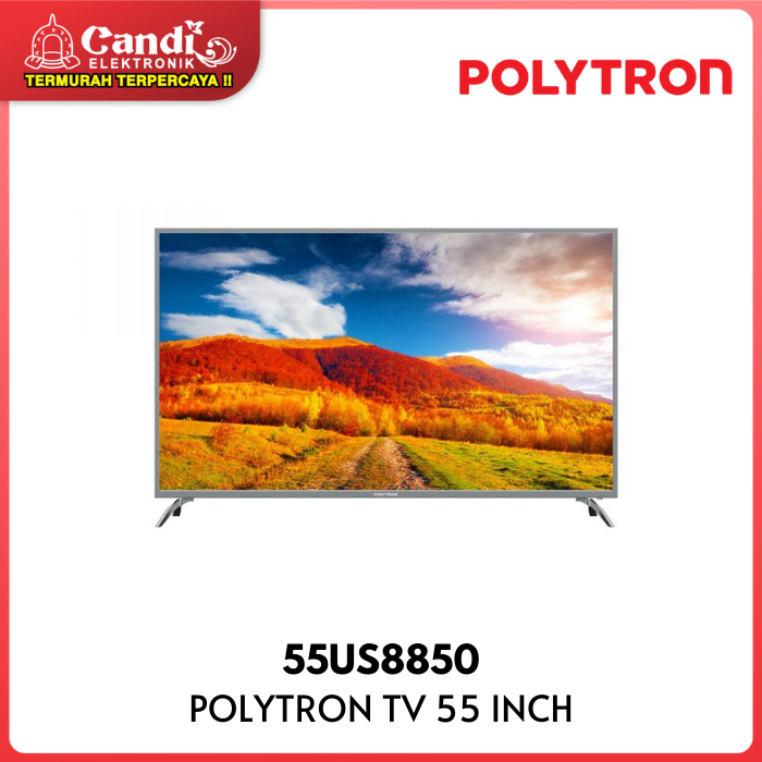 POLYTRON LED Tv 55 Inch 4K UHD Digital tv 55US8850
