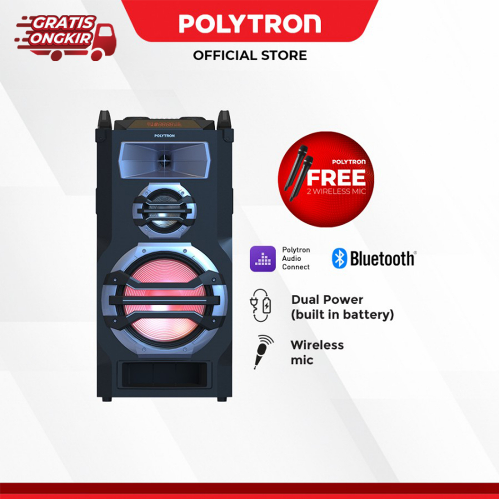 POLYTRON Portable Speaker PTS 12KF15-Original
