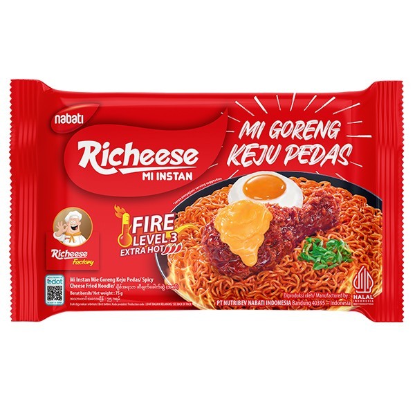 

Richeese Mi Goreng Keju Pedas 75 g