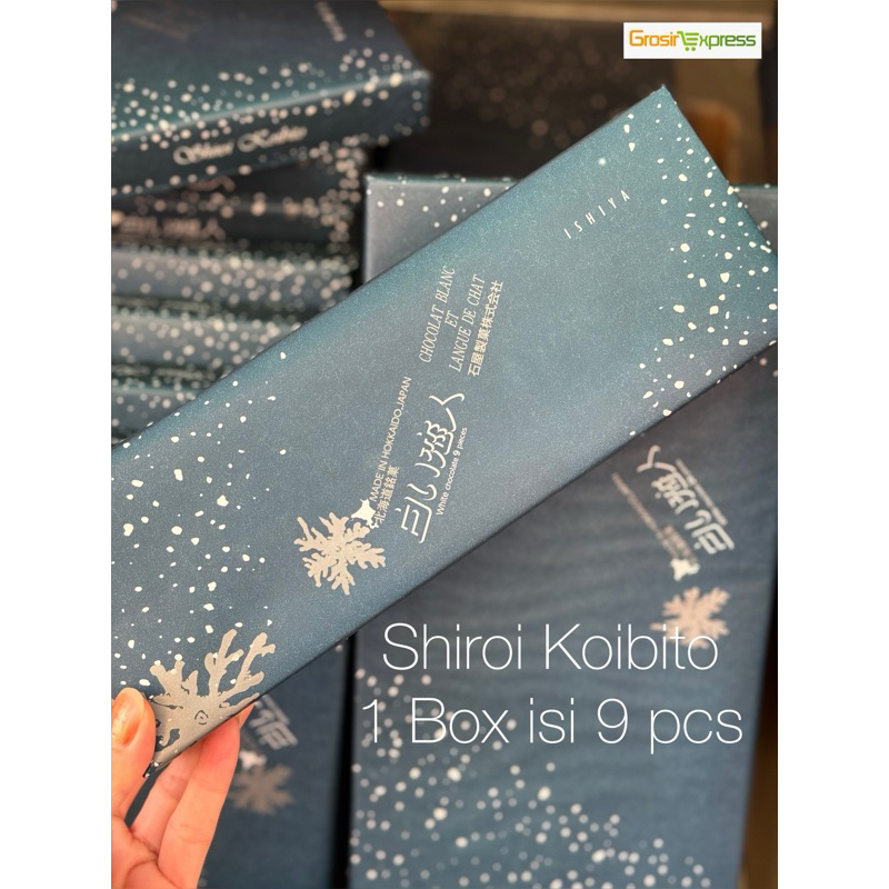 

**READYSTOCK** Ishiya Shiroi Koibito White Chocolate Cookies 1 Box isi 9pcs & 12pcs Made in Hokkaido Japan