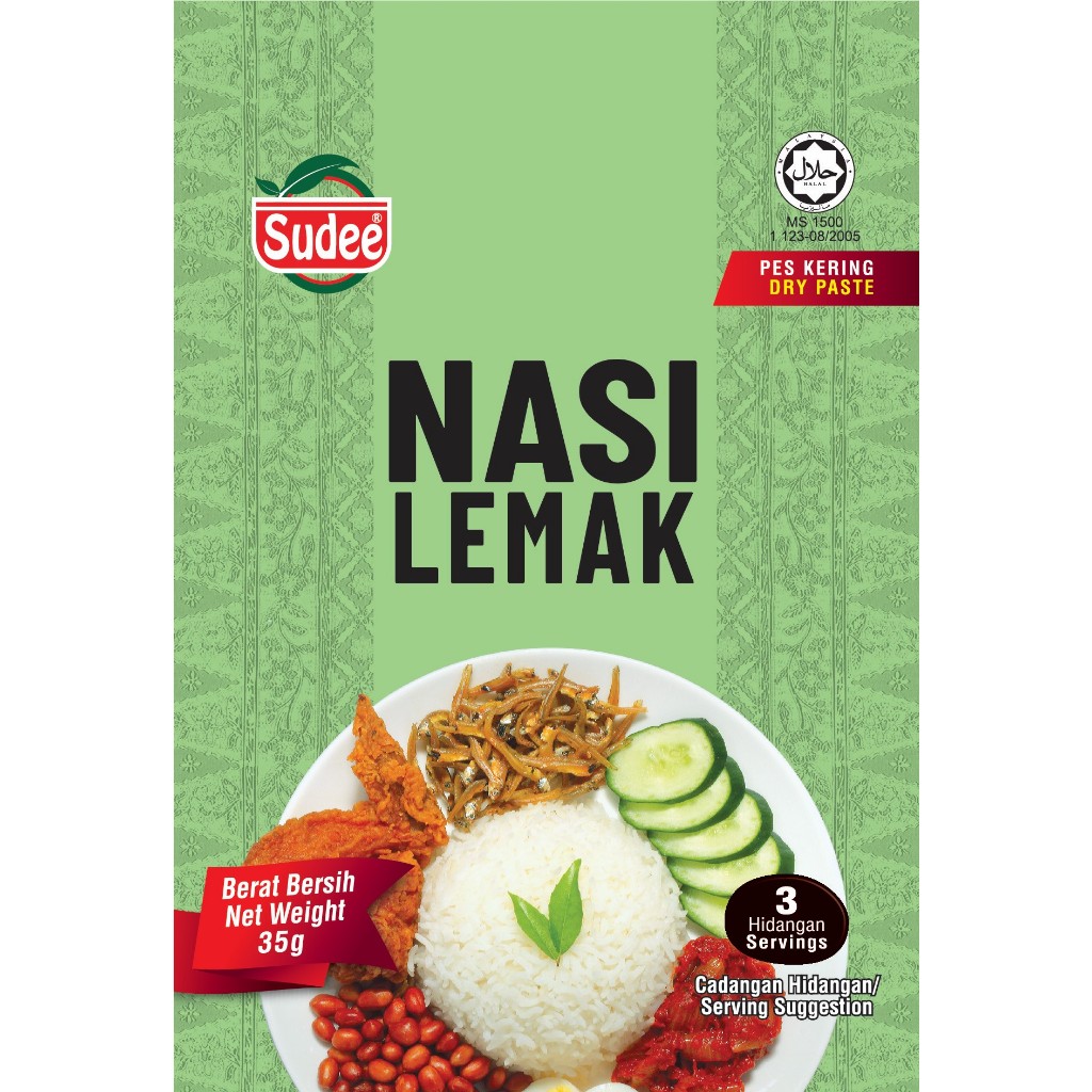 

Bumbu Sudee Nasi Lemak halal bumbu premium bumbu dapur untuk membuat nasi lemak khas malaysia