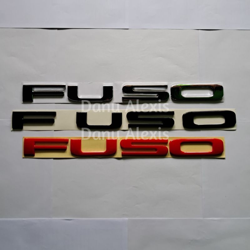 Emblem Fuso Canter / Logo Fuso Canter / Emblem Tulisan Fuso