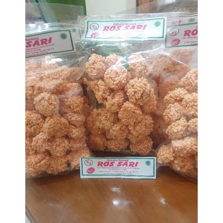 

[♚S3>] Ranginang Asin Terasi Bulat 200Gr Oleh Oleh Bandung Bring it Now
