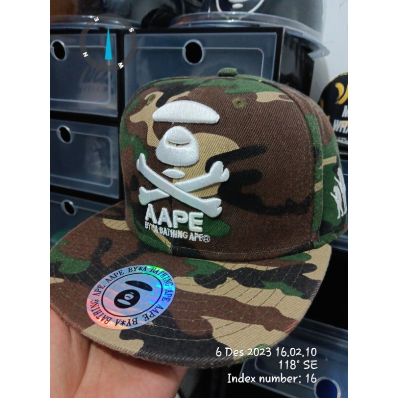 Topi aape bape camo second