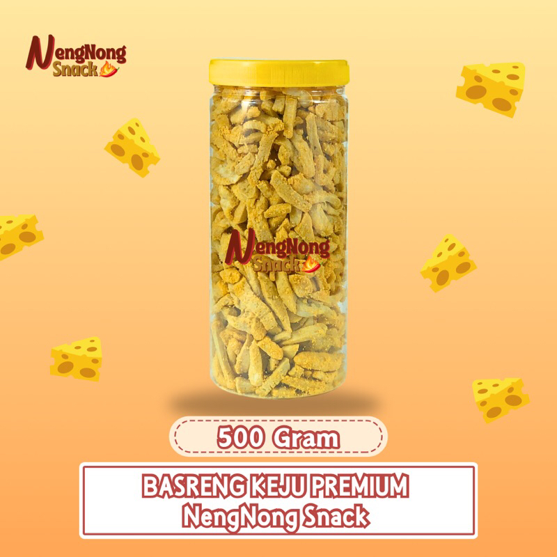 

Basreng Keju Premium 500gr - NengNong Snack