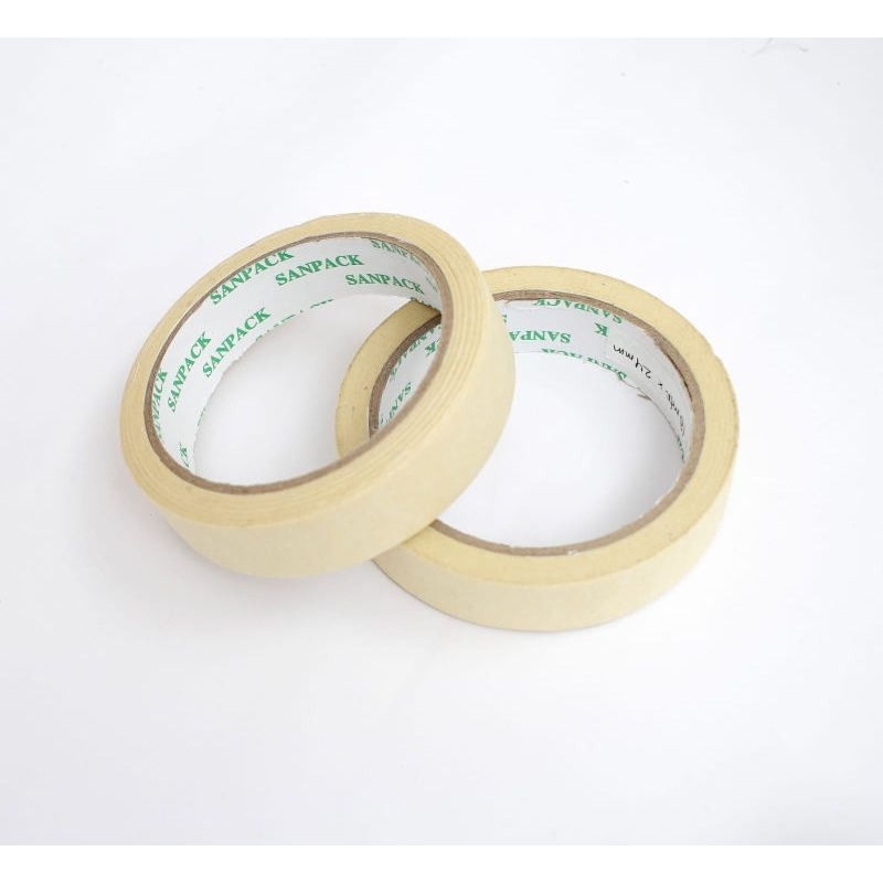 

Lakban Kertas / Masking Tape ukuran 20 yard