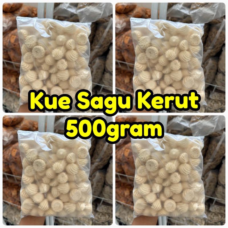 

500gram Kue Sagu Kerut Mini