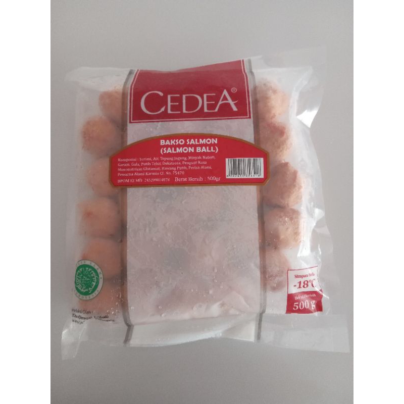 

CEDEA SALMON BALL / BAKSO SALMON 500GR