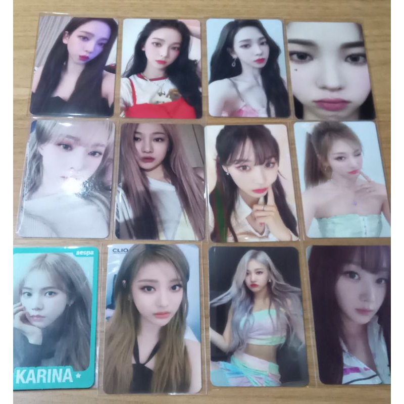 READY STOK POTOCARD aespa official pc karina giselle ningning aespa