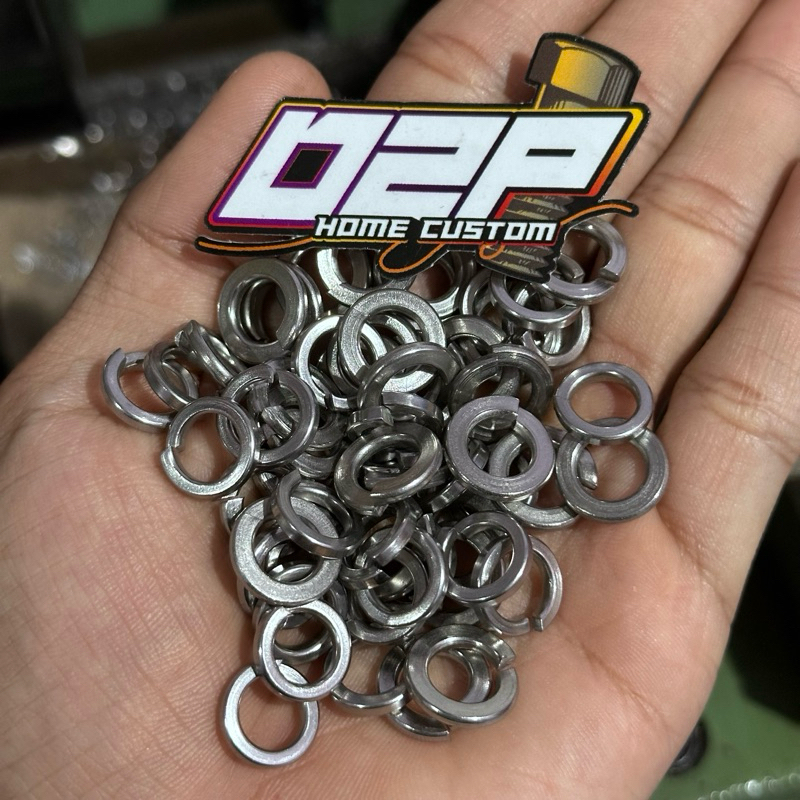 ring per baut 12, ring per m8 stainless