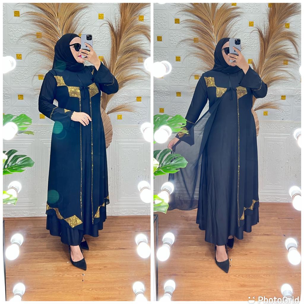 Gamis Abaya Turky Dress Polos Terbaru Gamis Abaya Hitam Premium