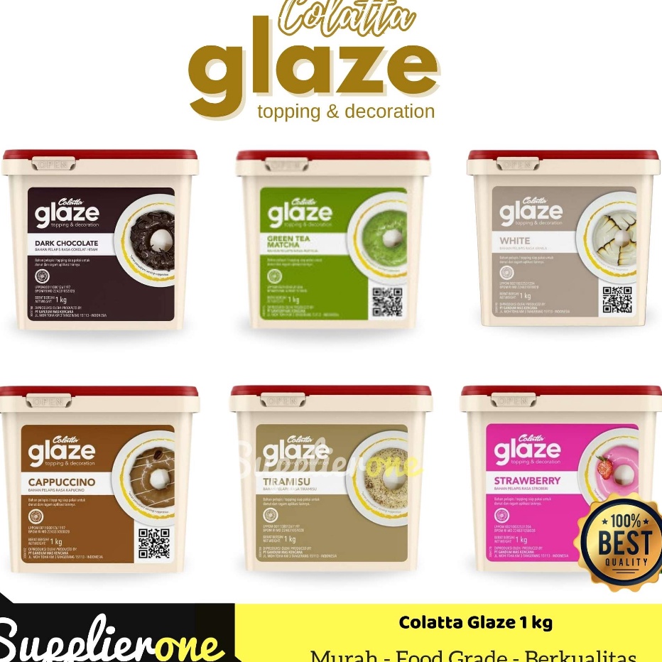 

Pasti Murah Colatta Glaze / Selai Dark Cokelat 1kg / Selai Tiramisu 1kg / Selai Roti / Topping Selai Colatta Glaze